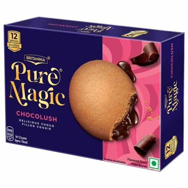 Britannia Pure Magic Chocolush Choco Filled Cookies - 300 gm - 300 gm