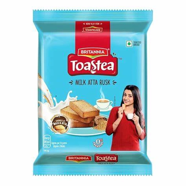 Britannia Toastea Milk Atta Rusk - 200 gm - 200 gm