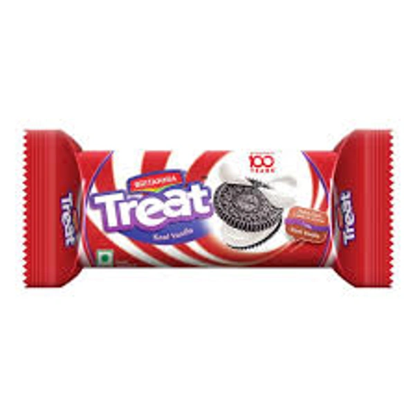 Britannia Treat Vanilla Creme Biscuits - 60 gm - 60 gm