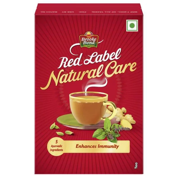 Brooke Bond Red Label Natural Care Tea Carton - 100 gm - 100 gm
