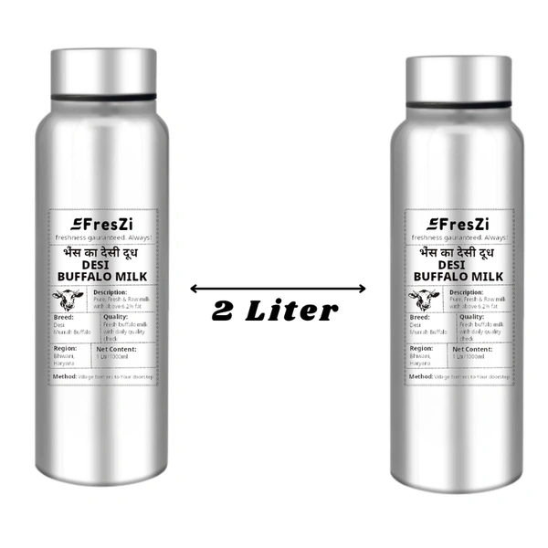 Freszi Buffalo Desi Milk Bottle - 2 ltr
