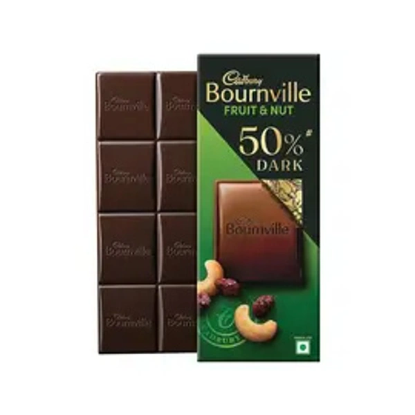 Cadbury Bournville Fruit & Nut Dark Chocolate Bar - 80 gm - 80 gm