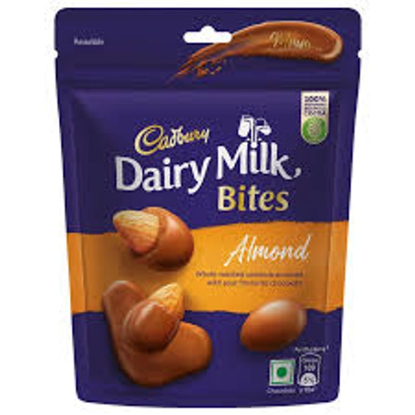 Cadbury Dairy Milk Bite Chocolate Pack - Almond - 40 gm - 40 gm