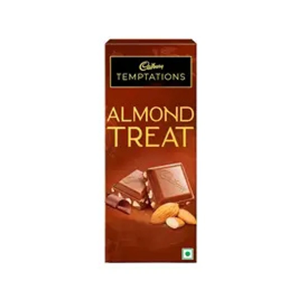 Cadbury Temptations Almond Treat Premium Chocolate Bar - 72 Gm - 72 Gm