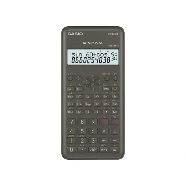 Casio FX-82MS 2nd Gen Calculator (Black) - 1 pc, 1 piece