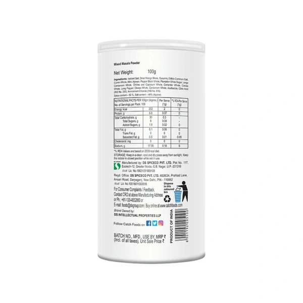 Catch Sprinklers - Chat Masala - 100 gm