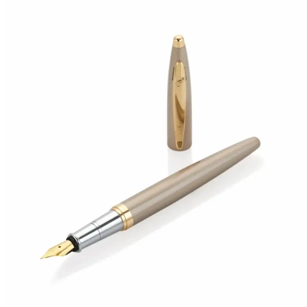 Cello Signature Creme Ivory Fountain Pen (Blue) - 1 unit