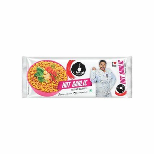 Ching'S Secret Hot Garlic Flavored Instant Noodles Pack 0f 2 - (2*240 gm) - 480 gm - 480 gm