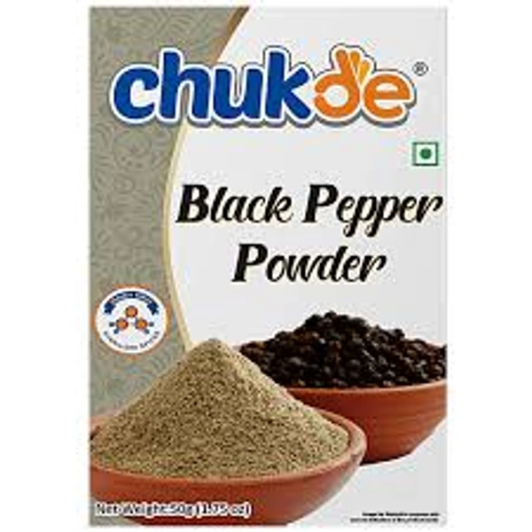 Chukde Black Pepper Powder - 50 gm - 50 gm