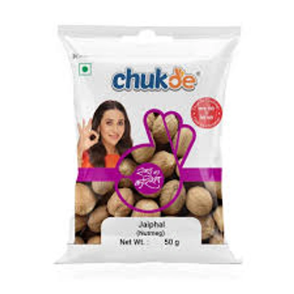 Chukde Nutmeg (Jaiphal) - 50 gm - 50 gm