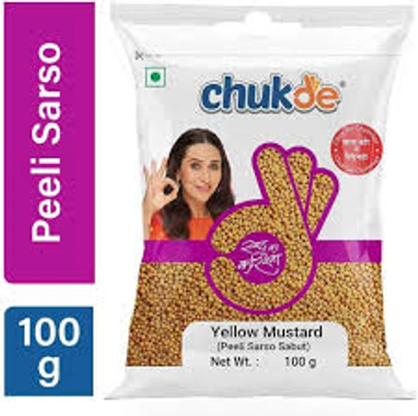 Chukde Yellow Mustard (Pili Sarso) - 100 gm - 100 gm