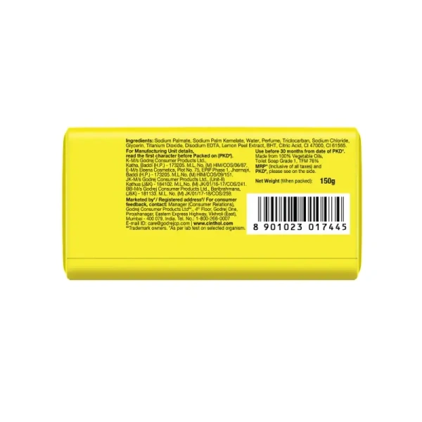 Cinthol Lime Refreshing Deo Soap - 150 gm