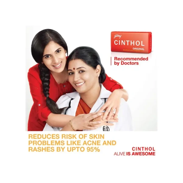 Cinthol Original Bath Soap (8*100 gm) - Pack of 8 - 800 gm