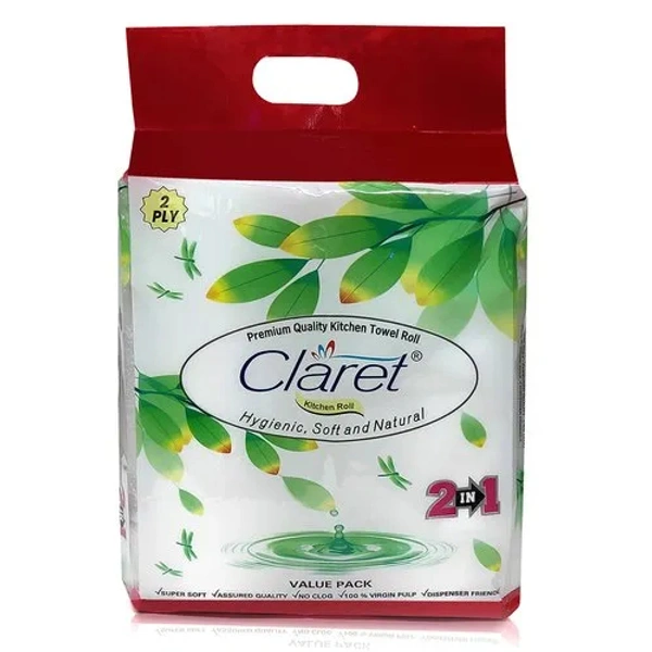 Claret Kitchen Towels 2 Ply - 2 Ply