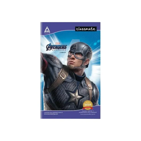 Classmate Exercise Single Line Notebook 27.2 X 16.7 cm (172 Pages, Assorted) - 1 piece