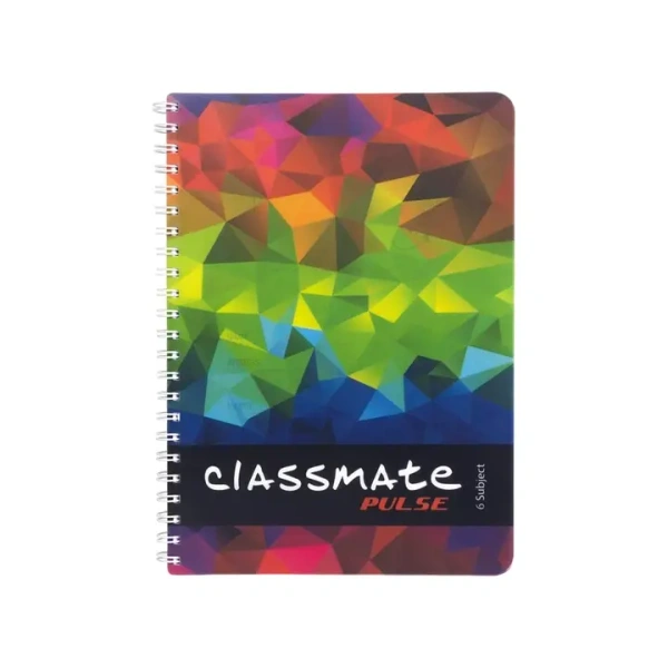 Classmate Origami Single Line Notebook (168 Pages, Assorted) - 1 piece
