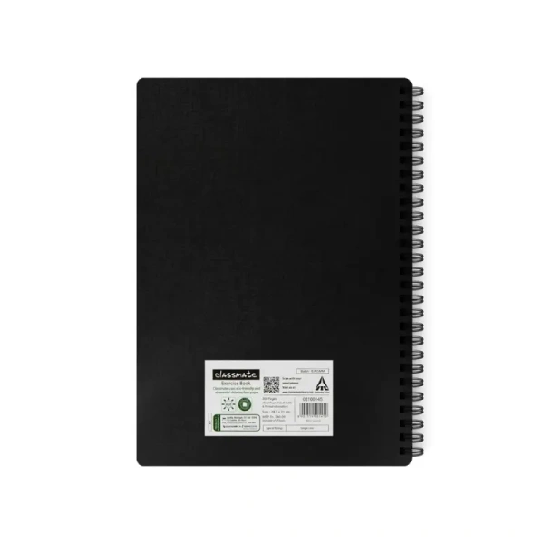 Classmate Pulse 3D Spiral Single Line Notebook (300 Pages) (300 Pages, Blue) - 1 piece