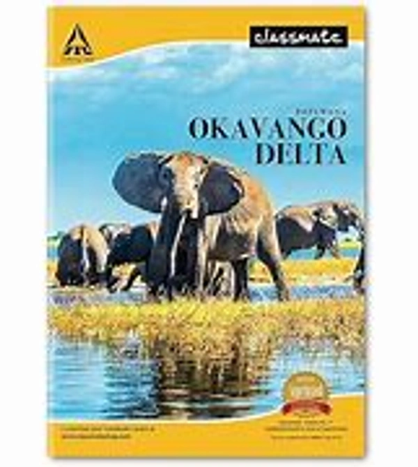 Classmate Ruled Soft Cover Single Line Notebook (A4, 140 Pages, Assorted) - 1 piece