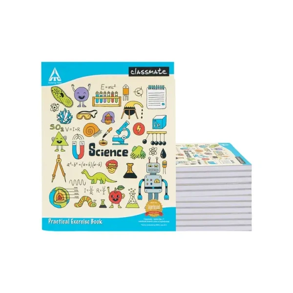 Classmate Single Line Practical Book (100 Pages, Assorted) - 1 piece