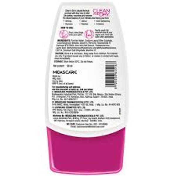 Clean & Dry Daily Intimate Wash-90 ml - 90 ml