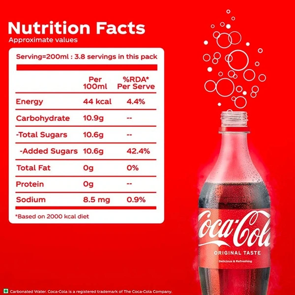 Coca-Cola Soft Drink - 750 ml - 750 ml