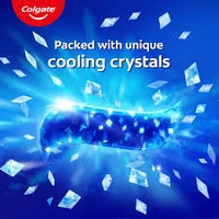 Colgate Blue Gel Anticavity Toothpaste Peppermint Ice MaxFresh with Cooling Crystals - 150 gm - 150 gm