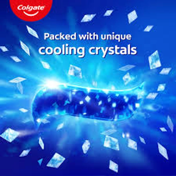 Colgate Blue Gel Anticavity Toothpaste Peppermint Ice MaxFresh with Cooling Crystals - 150 gm - 150 gm