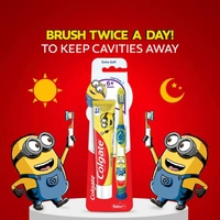 Colgate Kids Minion Toothbrush (with Toothpaste) - 1 Pack (2 Piece)