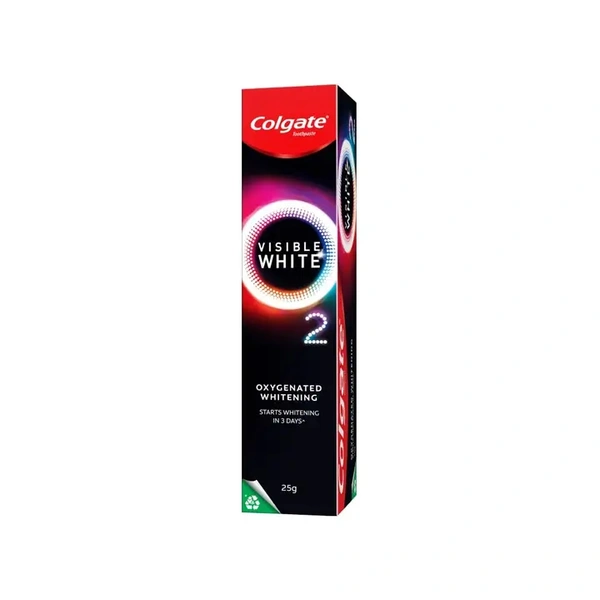 Colgate Visible White O2 Teeth Whitening Toothpaste - 50 gm