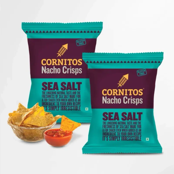 Cornitos Sea Salt Nachos Pack Of 2 - (2*150 Gm) - 300 gm - 300 gm