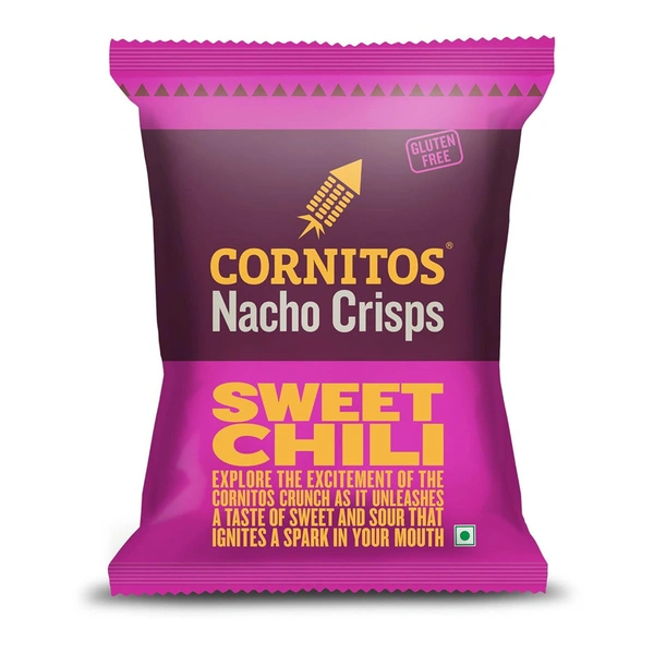 Cornitos Sweet Chilli Nachos Crisps - 150 gm - 150 gm
