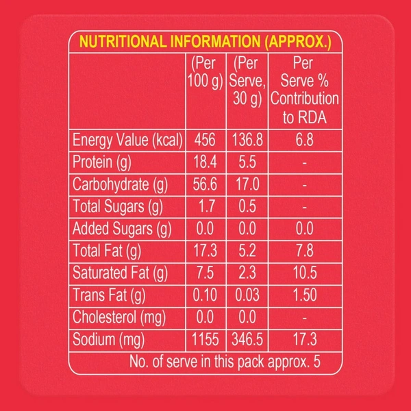Crax Mast Mattar Green Pea Snack - 160 gm - 160 gm