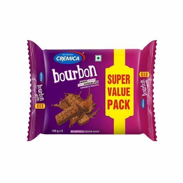 Cremica Bourbon Biscuit - 500 gm