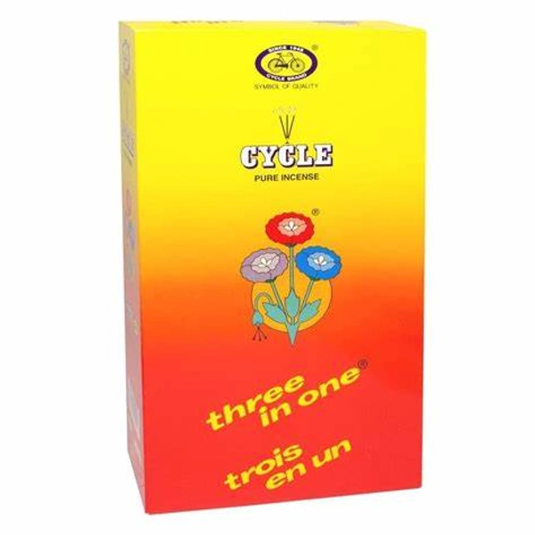 Cycle 3 in 1 Incense Sticks - 240 gm