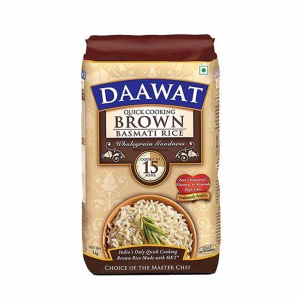 Daawat Brown Basmati Rice - 1 kg