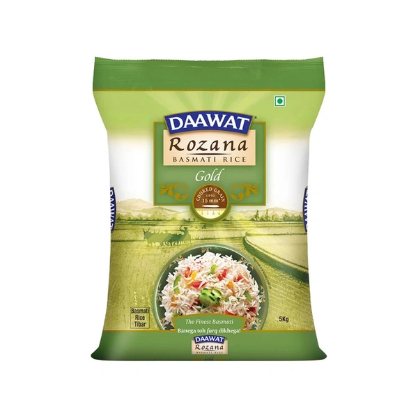 Daawat Rozana Gold Basmati Rice - 5 kg