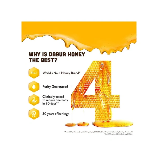 Dabur 100% Pure Honey - 100 gm - 100 gm