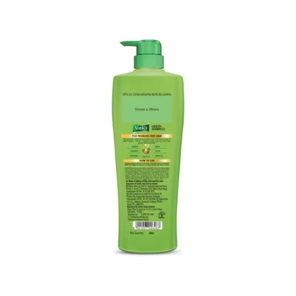 Dabur Vatika Naturals Health Shampoo with Henna & Amla - 340 ml