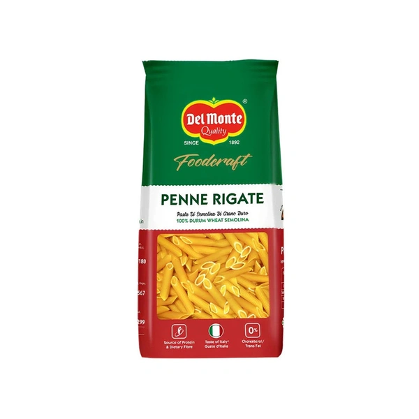 Del Monte Food Craft Penne Rigate Domestic Paste (Buy 1 Get 1 Free) - 400 gm - 400 gm