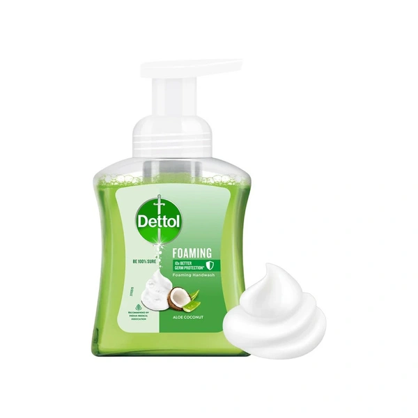 DETTOL ALOE COCONUT FOAMING HANDWASH PUMP - 250 ML +_200 ML