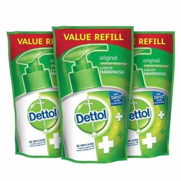 DETTOL GERM PROTECTION HANDWASH REFILL ORIGINAL (PACK OF 3) - 3X175 ML