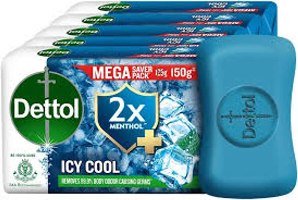 Dettol Icy Cool 2X Menthol - (4*150 gm) - 600 gm