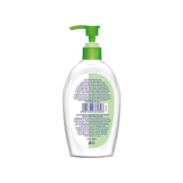 Dettol original Alcohol Based Hand Sanitizer - 200ml - 200ml