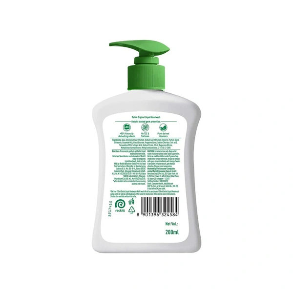 DETTOL ORIGINAL INSTANT HAND SANITIZER - 200 ML