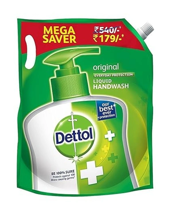 DETTOL ORIGINAL LIQUID HANDWASH MEGA SAVER REFILL PACK - 1.5 LTR