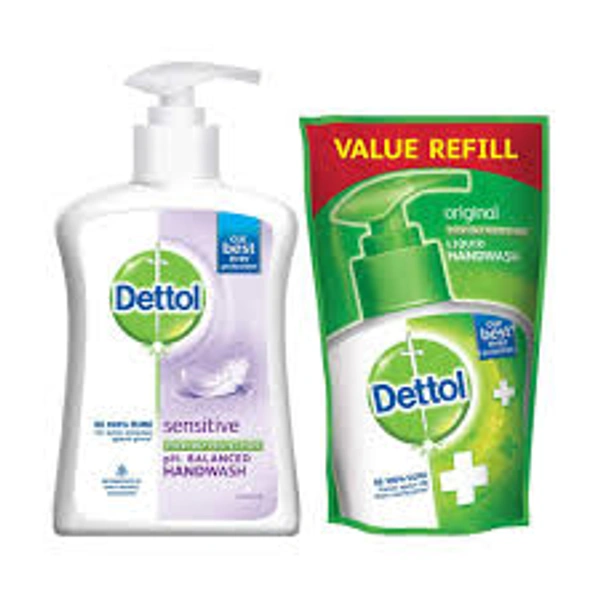 Dettol Original Liquid Handwash-200 ml (Dettol Sensitive Liquid handwash Free) - 200 ml