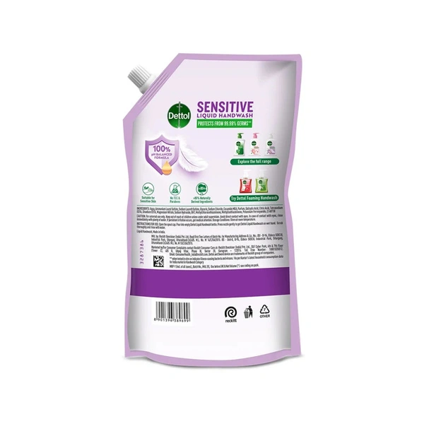 DETTOL SENSTIVE PH BALANCED HANDWASH - 675 ML