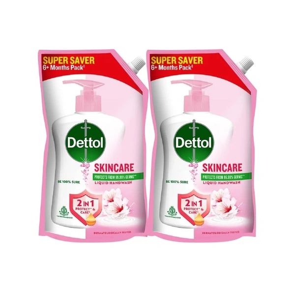 DETTOL SKINCARE LIQUID HANDWASH (BUY 1 GET 1 FREE) - 2X675 ML