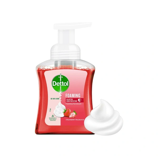 DETTOL STRAWBERRY FOAMING HANDWASH PUMP - 250 ML + 200 ML