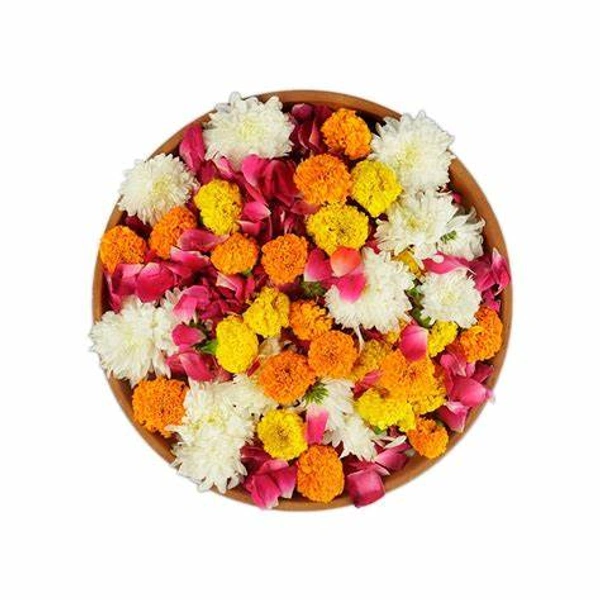 Divine Pooja Flower (1 pack) - 130 - 140 gm